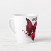 Shallot cartoon illustratie latte mok (Linkerhoek)
