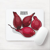 Shallot cartoon illustratie muismat (Met muis)