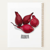 Shallot cartoon illustratie planner (Achterkant)