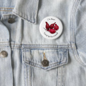 Shallot cartoon illustratie ronde button 5,7 cm (In situ)