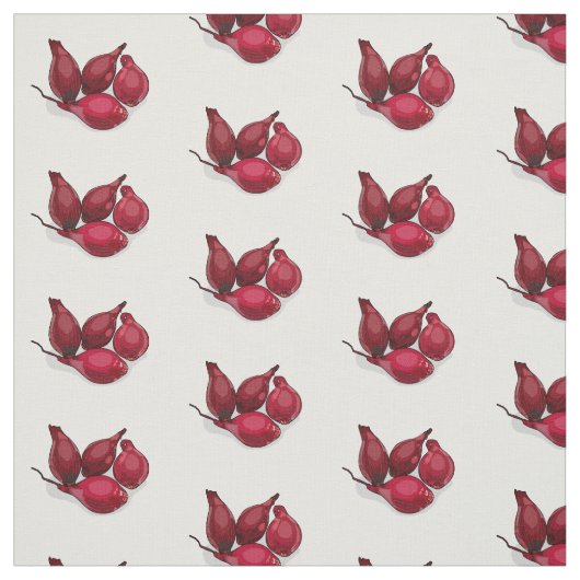 Shallot cartoon illustratie stof (Swatch)