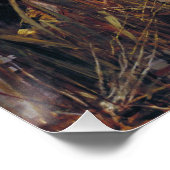 Shallot-dame op Poster van de Boat Waterhouse Art (Hoek)