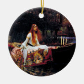 Shallot on boat J.W. Waterhouse Fine Art Keramisch Ornament (Voorkant)
