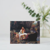 Shallot op Boat JW Waterhouse Fine Art Briefkaart (Staand voorkant)