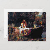 Shallot op Boat JW Waterhouse Fine Art Briefkaart (Voorkant / Achterkant)