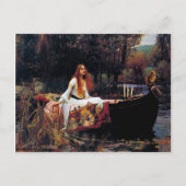 Shallot op Boat JW Waterhouse Fine Art Briefkaart (Voorkant)