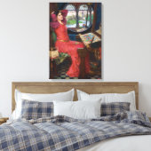 Shallot van John William Waterhouse Canvas Afdruk (Insitu (Slaapkamer))