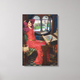 Shallot van John William Waterhouse Canvas Afdruk