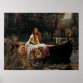 Shallot van John William Waterhouse Poster (Voorkant)