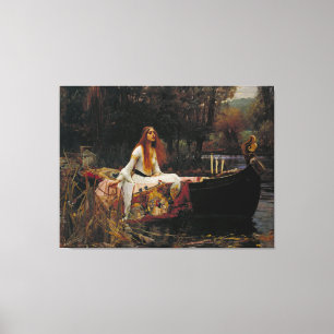Shallot van Pre-Raphaelite JW Waterhouse Canvas Afdruk