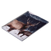 SHALLOW FOCUS FOTO VAN BROWN DEER NOTITIEBOEK (Linkerzijde)