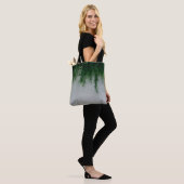 SHALLOW FOCUS FOTO VAN FERN-PLANTEN TOTE BAG (Op model)