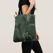 SHALLOW FOCUS FOTOGRAFIE VAN CACTUS TOTE BAG (Dichtbij)