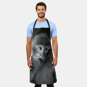 SHALLOW FOCUS FOTOGRAPHY OF BLACK MONKEY SCHORT (Gedragen)