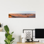 Shallow Inlet Dunes Panorama Poster (Thuiskantoor)