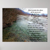 Shallow Waters - Narcissist Poster (Voorkant)