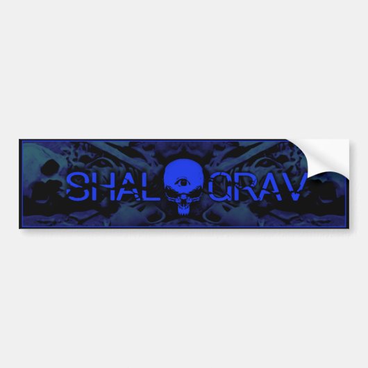 Shalograv bumper bumpersticker (Voorkant)