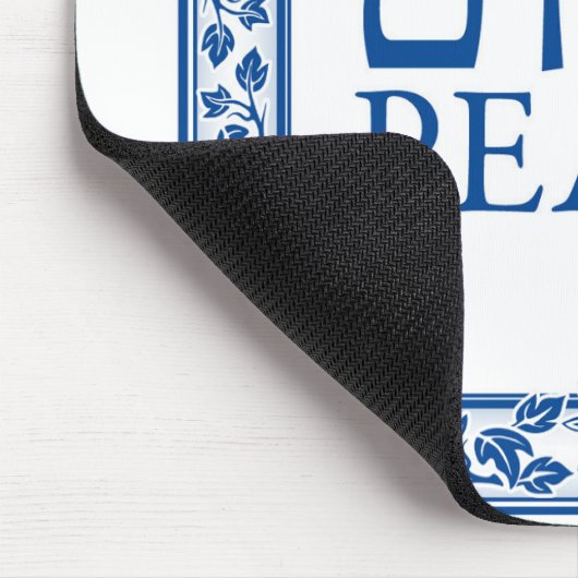 Shalom and Peace in Hebreeuws en Engels Muismat (Hoek)