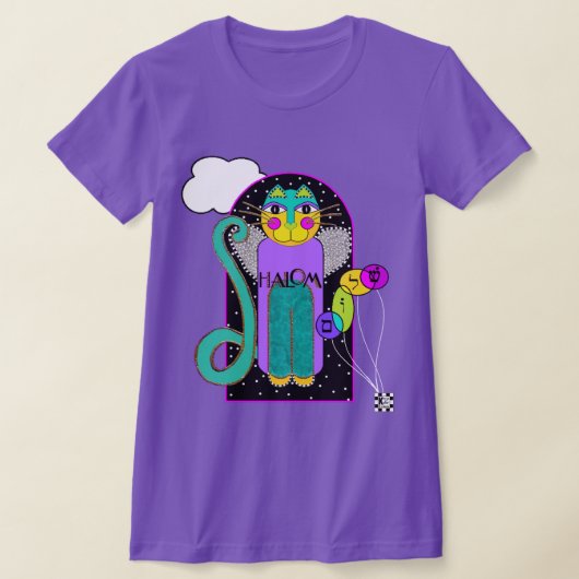 Shalom Angel Cat T-shirt (Laagn)