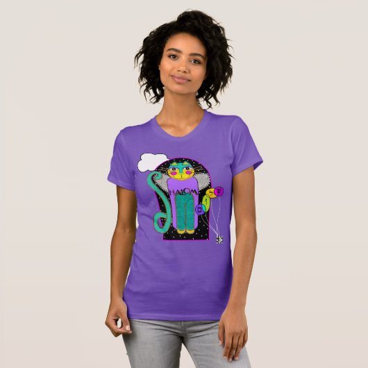 Shalom Angel Cat T-shirt (Voorkant volledig)