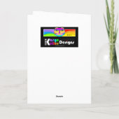 Shalom Angel Cat wenskaart Kaart (Achterkant)