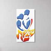 Shalom Bayit Canvas Afdruk (Voorkant)