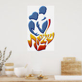 Shalom Bayit Poster (Keuken)