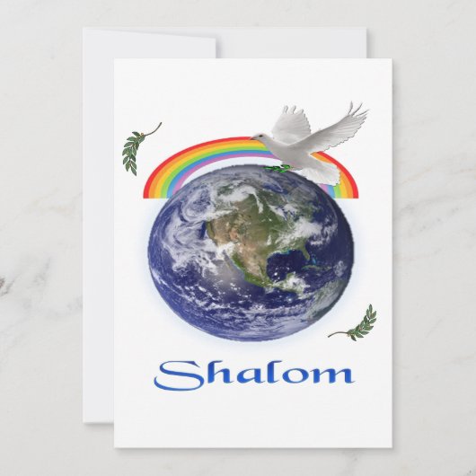 shalom bedankkaart (Voorkant)