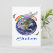 shalom bedankkaart (Staand voorkant)