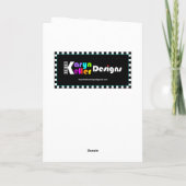 Shalom betekent Wenskaart Kaart (Achterkant)