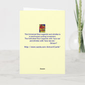 Shalom bij de Witte Wolken van de Kaart van de (Achterkant)