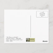 Shalom bij Pesach.Fine Art Pesach Briefkaart (Achterkant)