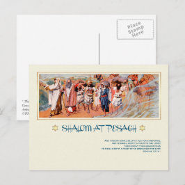 Shalom bij Pesach.Fine Art Pesach Briefkaart