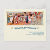 Shalom bij Pesach.Fine Art Pesach Briefkaart (Voorkant)