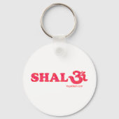 Shalom-bloemen Sleutelhanger (Voorkant)