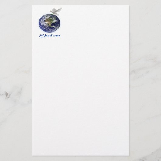 shalom briefpapier (Voorkant)
