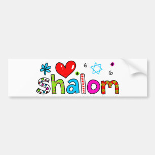 Shalom Bumpersticker