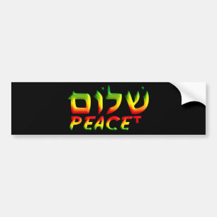 Shalom Bumpersticker