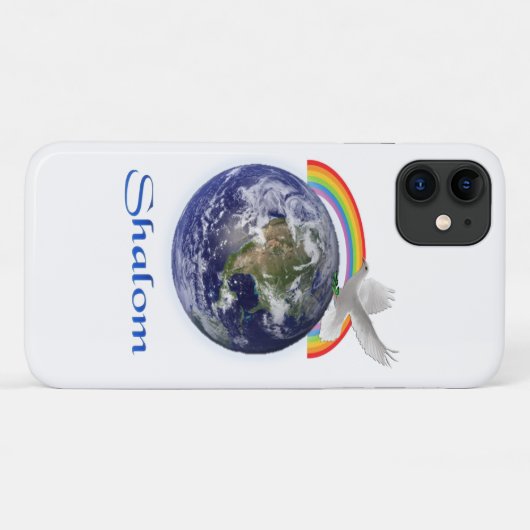 Shalom Case-Mate iPhone Case (Achterkant (horizontaal))