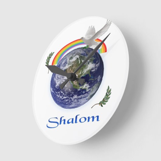 Shalom Clock Ronde Klok (Hoek)