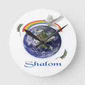 Shalom Clock Ronde Klok (Voorkant)