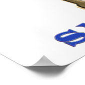 Shalom cross poster (Hoek)