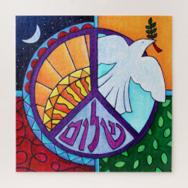 Shalom Dove Peace Painting Legpuzzel