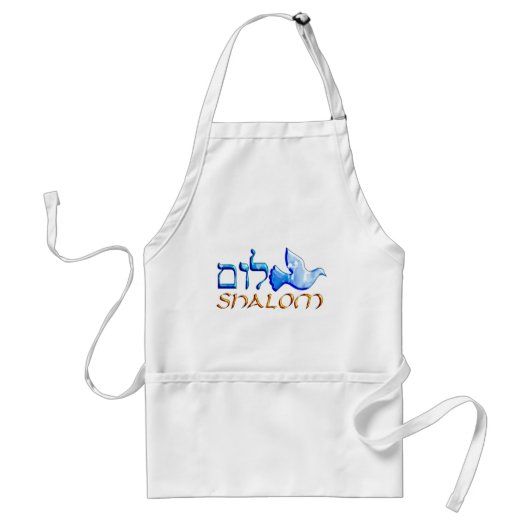 Shalom Dove.png Standaard Schort (Voorkant)