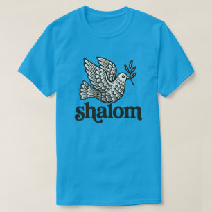 Shalom Duif Vrede Aarde T-shirt