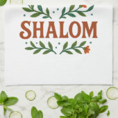 Shalom Duif Vrede Aarde Theedoek (Gevouwen)