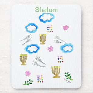 Shalom en Trompetten Muismat! Muismat