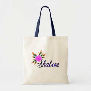 Shalom Floral Tote Bag