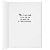 Shalom for Pesach, Dove, Magen David, Olive Branch (Binnen (Rechts))