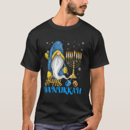 Shalom Gnome Happy Hanukkah Chanoeka T-shirt